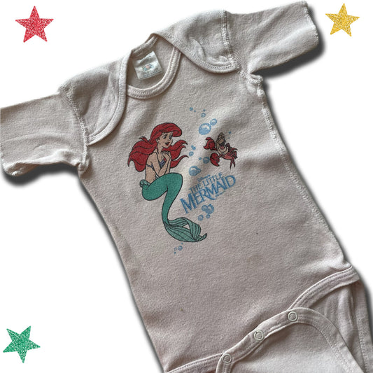 Vintage 90s The Little Mermaid Onesie - Size Large