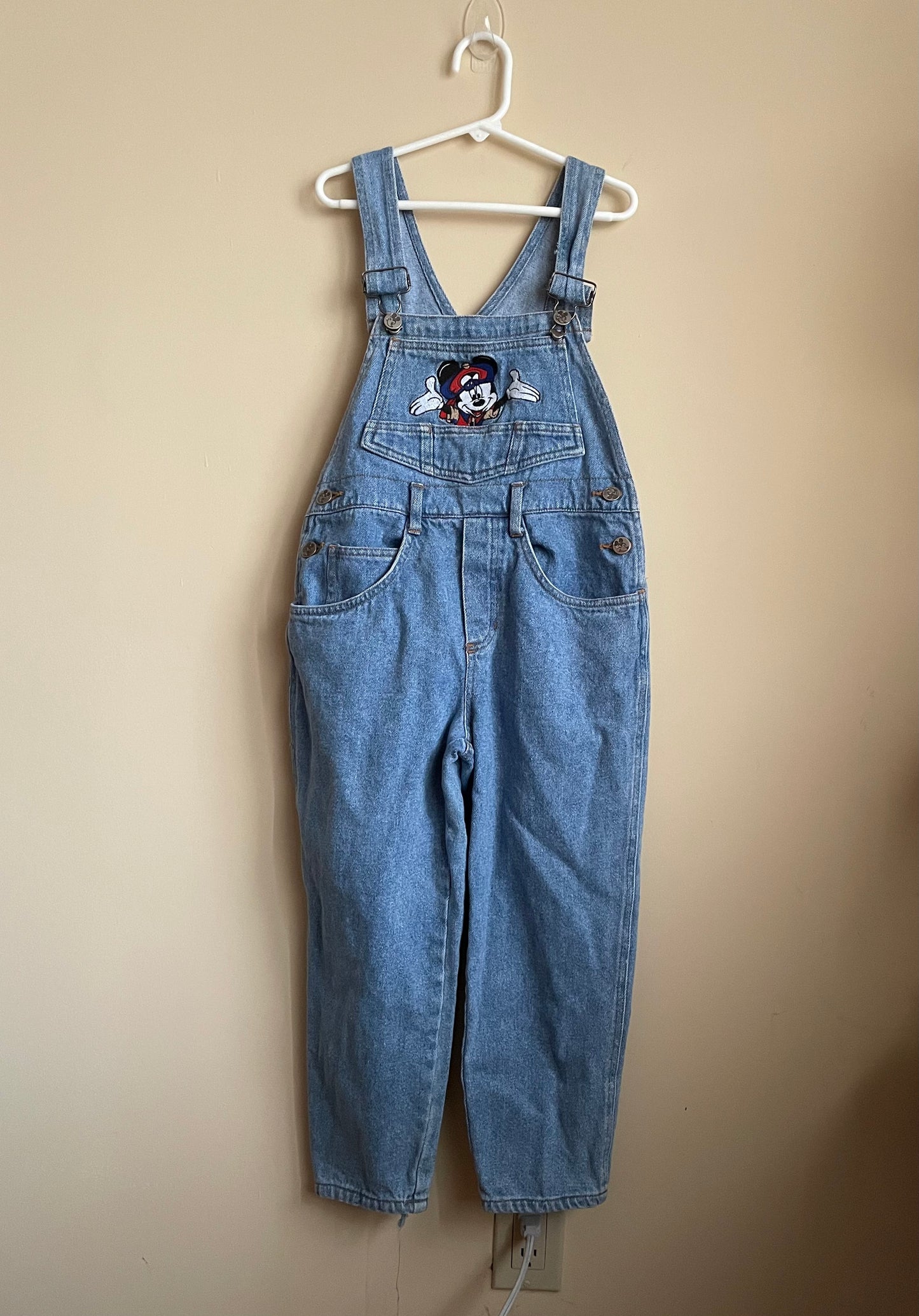 Vintage 90s Mickey’s Stuff for Kids Mickey Mouse Bib Overalls - Size 7